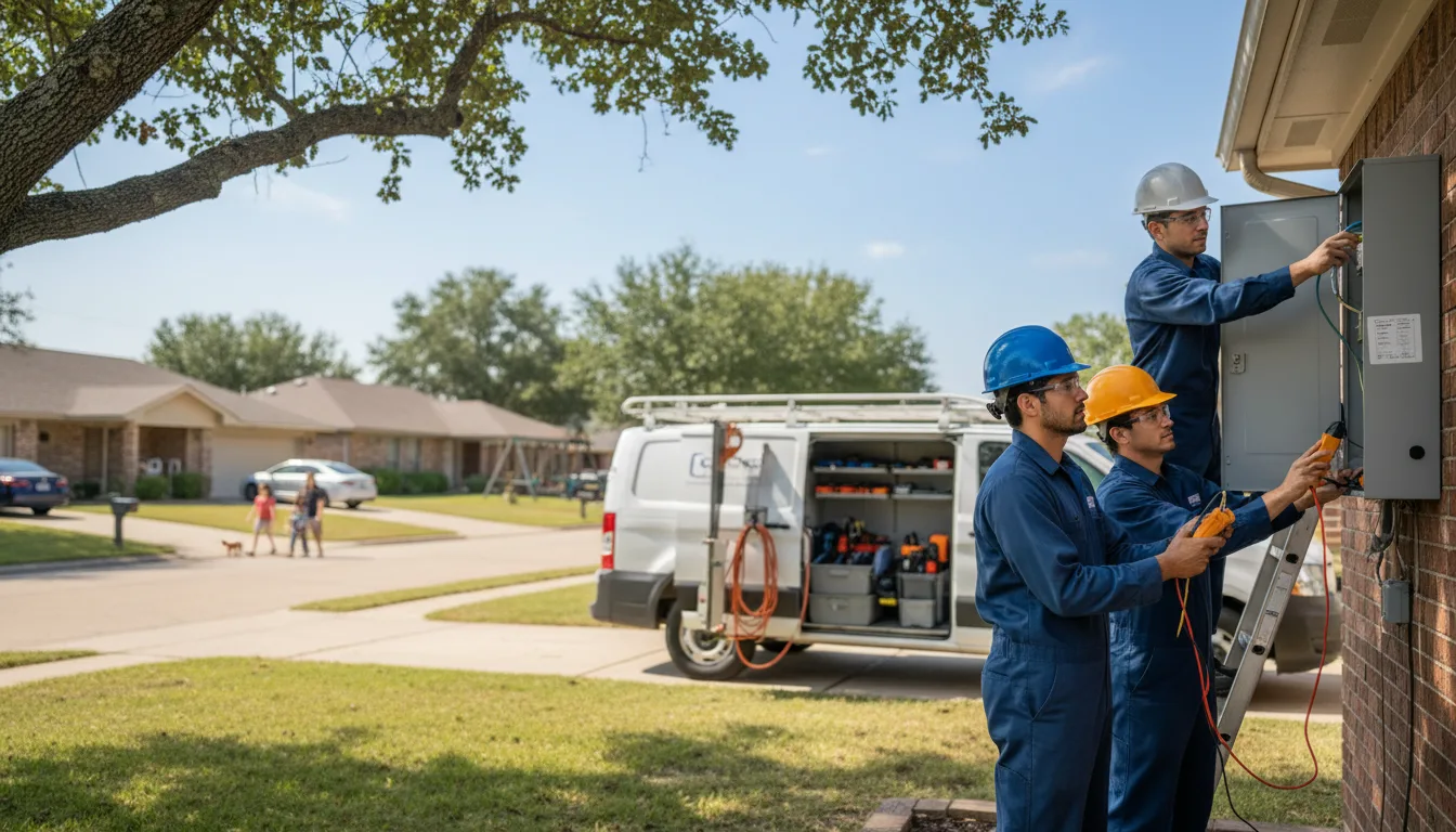 Certified electrician providing emergency electrical services in Napoleon, ND